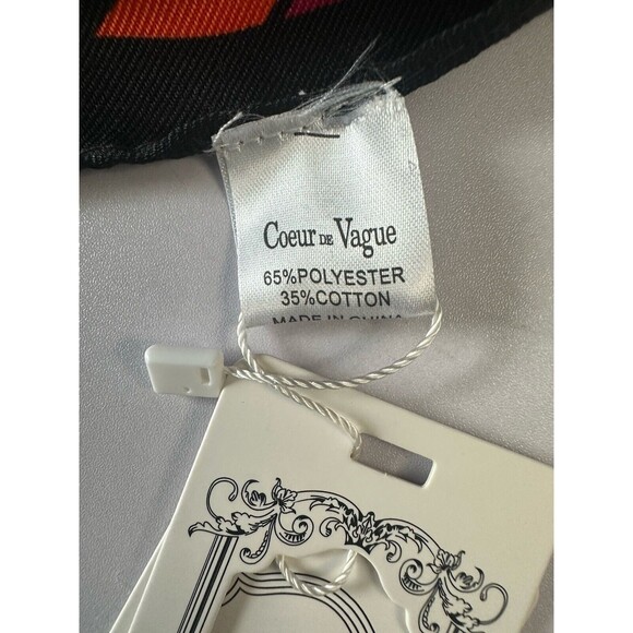 Coeur De Vague Women’s Chevron Tasseled Scarf Multicolor Multifunction Shawl NWT - Picture 7 of 9